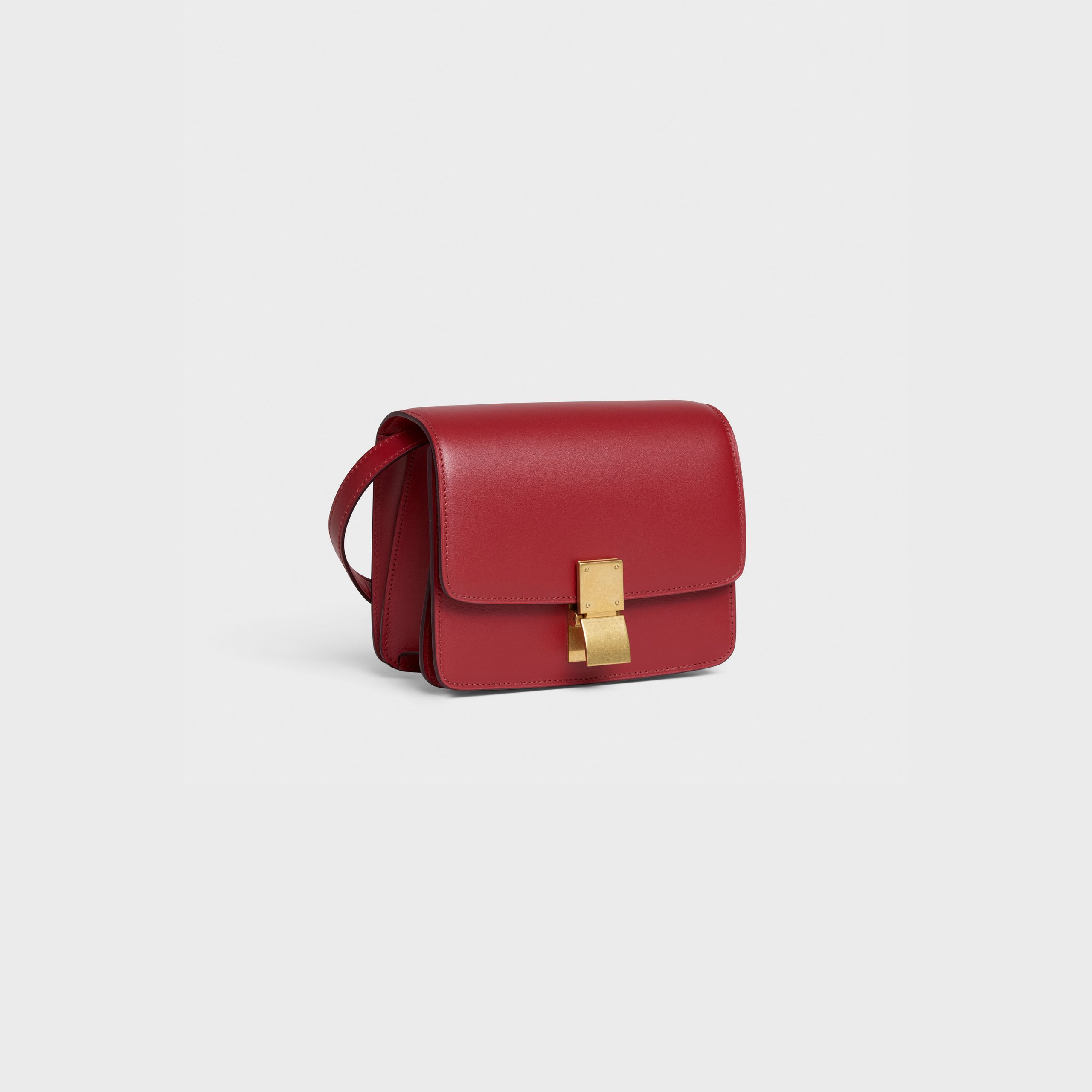 Celine Small Classic Bag In Box Calfskin – Red – 189183DLS.27OR