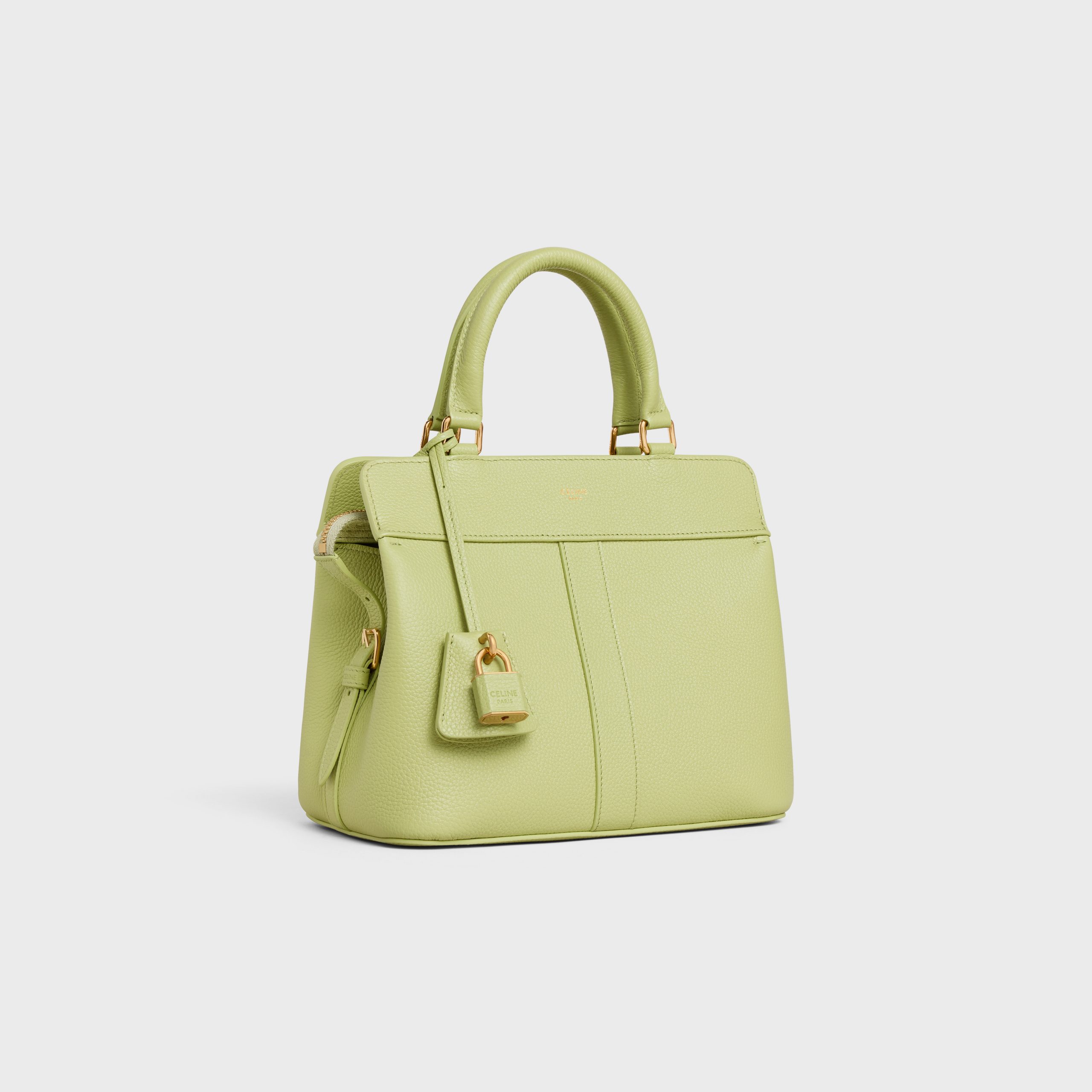 Celine Small Cabas De France In Grained Calfskin – Light Jade – 191963CRE.15LJ