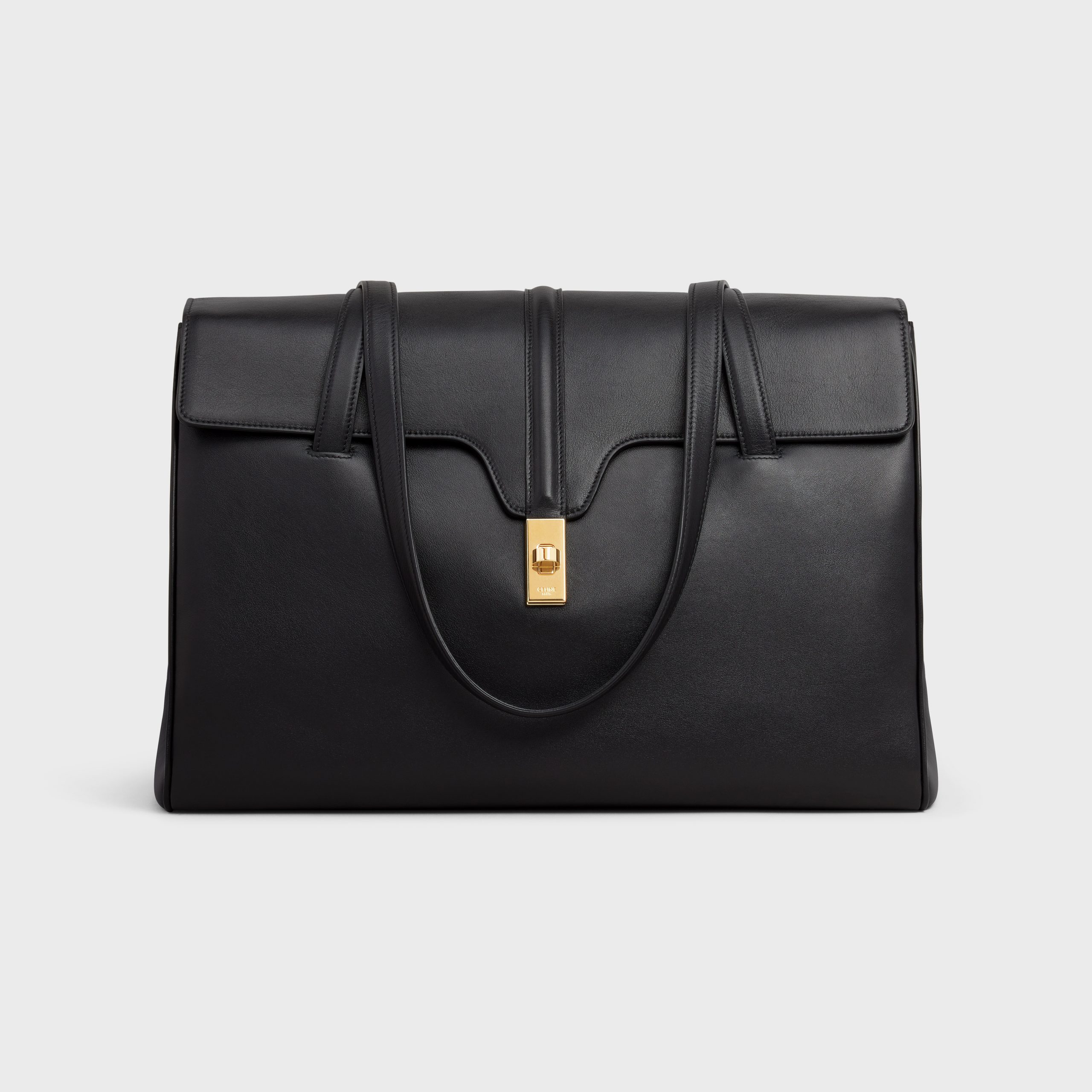 Celine Large Soft 16 Bag In Smooth Calfskin – Black – 194043CR4.38NO