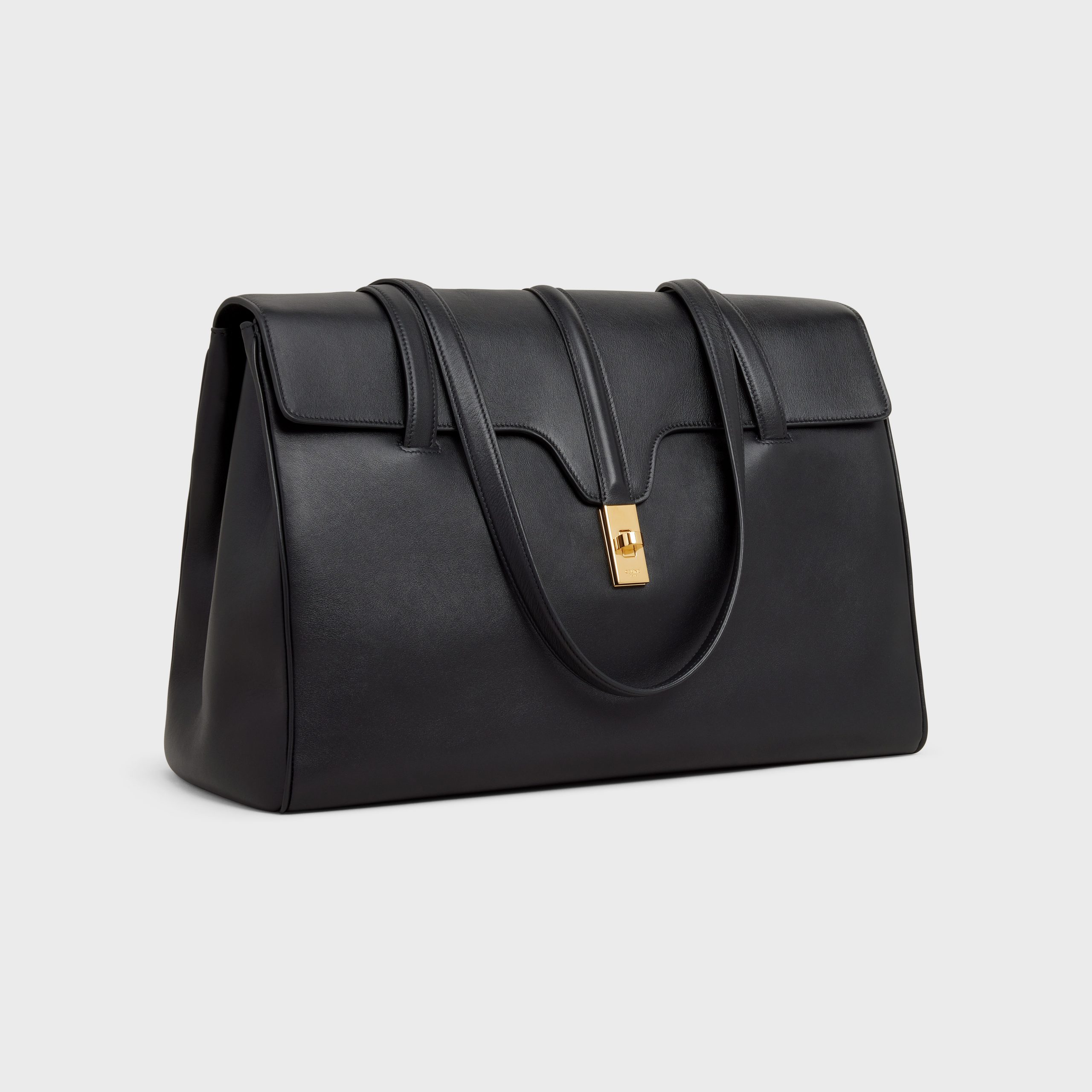 Celine Large Soft 16 Bag In Smooth Calfskin – Black – 194043CR4.38NO