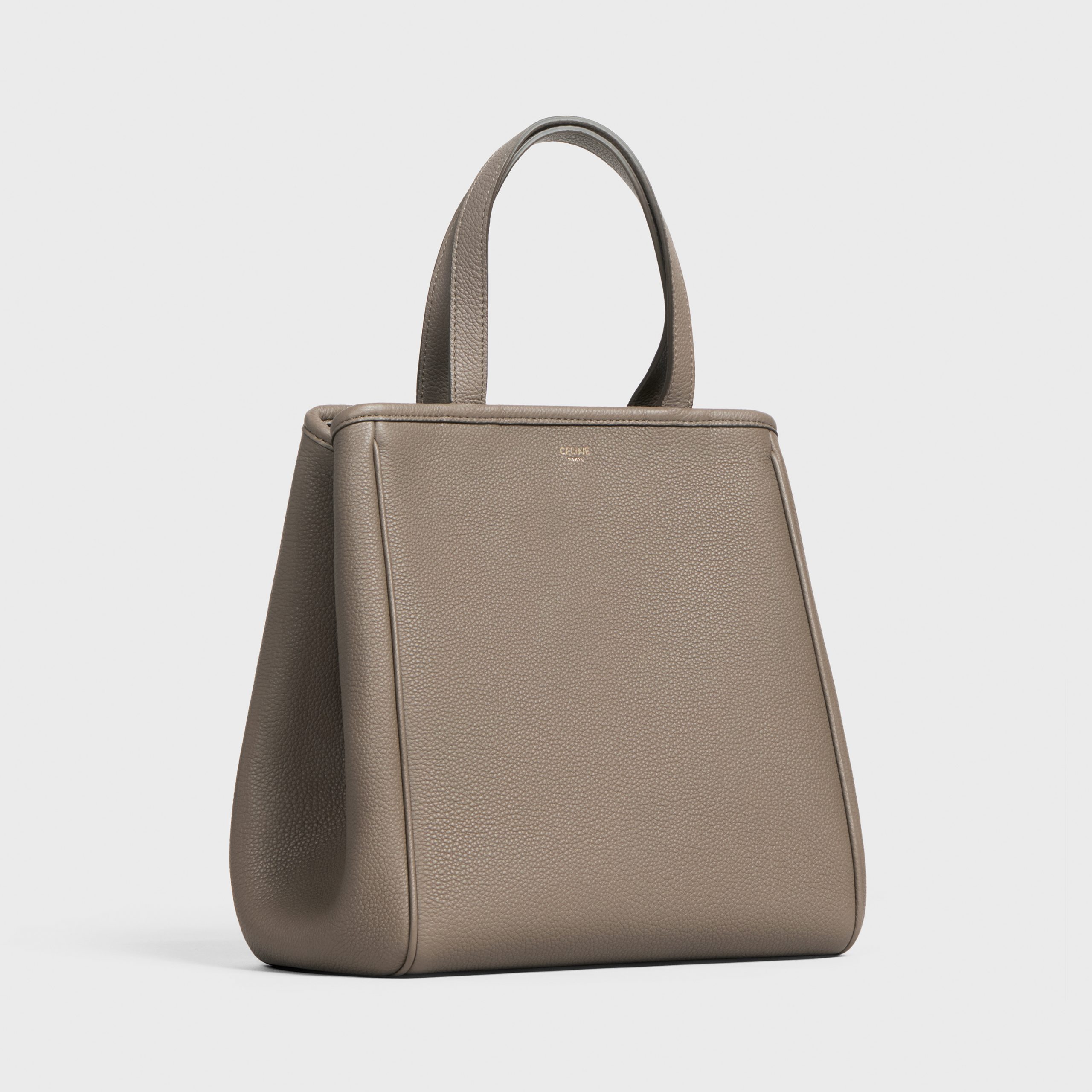 Celine Small Folded Cabas In Grained Calfskin – Taupe – 194073CR7.18TP