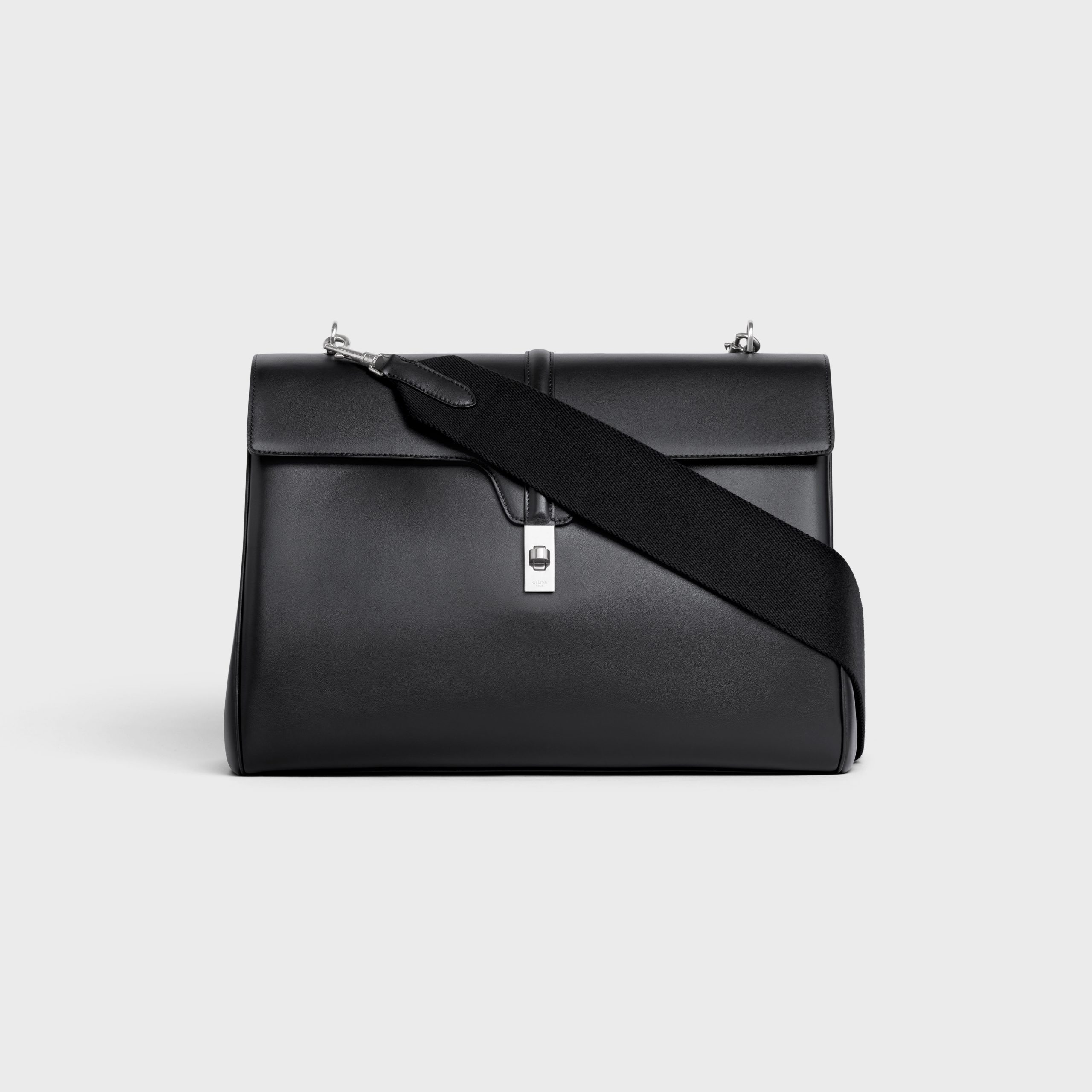 Celine “24h” 16 Bag In Smooth Calfskin – Black – 195533CR4.38SI