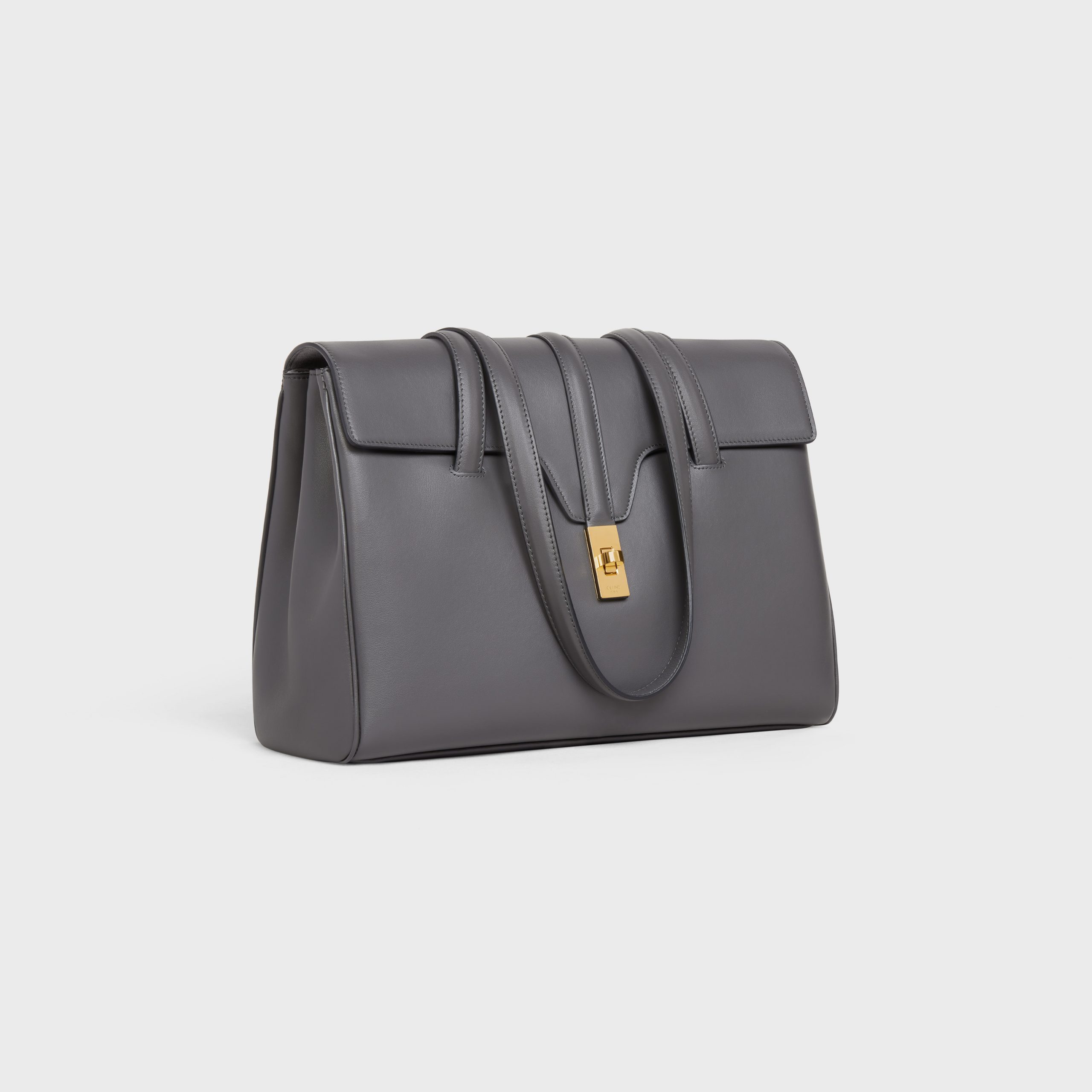 Celine Medium Soft 16 Bag In Smooth Calfskin – Anthracite – 195543CR4.10AN