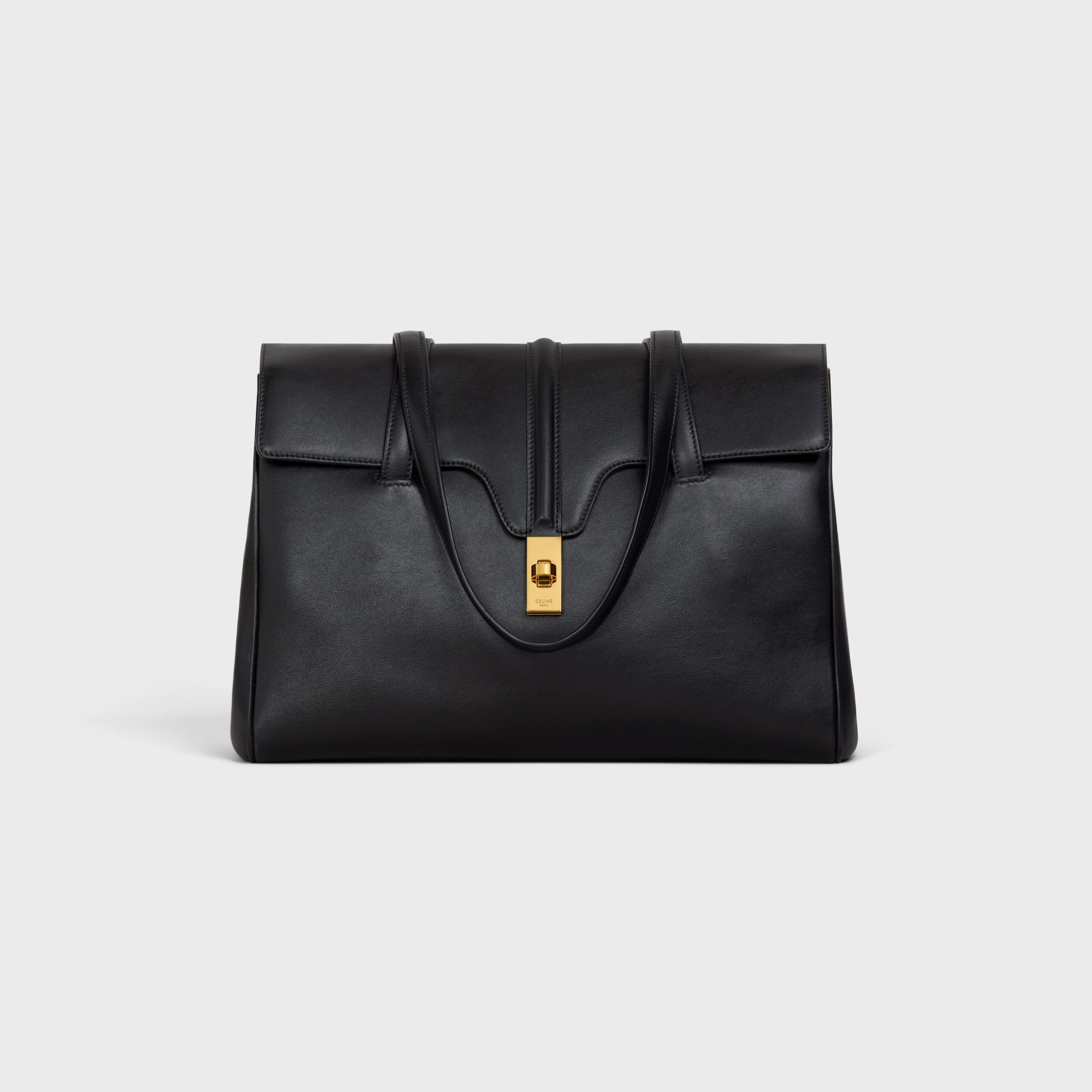 Celine Medium Soft 16 Bag In Smooth Calfskin – Black – 195543CR4.38NO