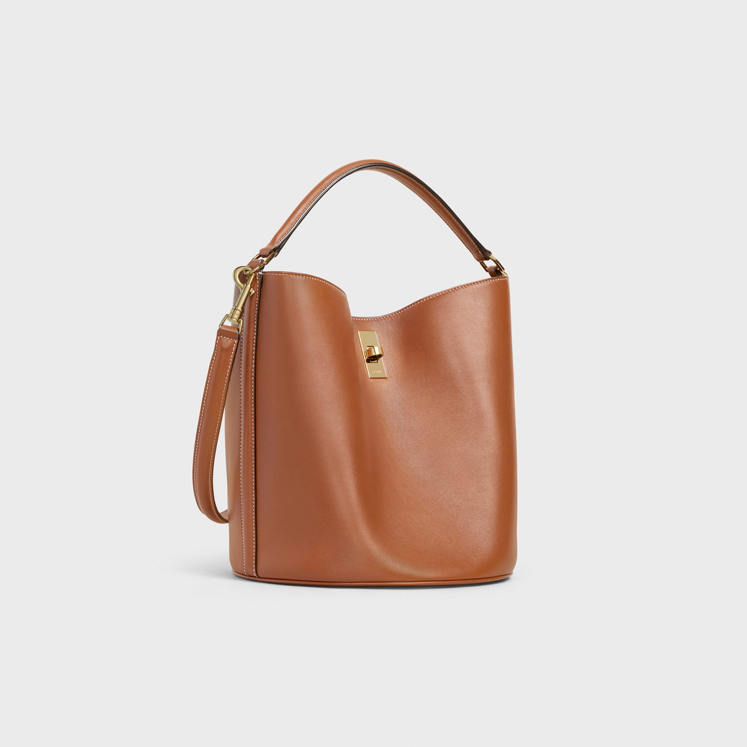 Celine Bucket 16 Bag In Smooth Calfskin – Tan – 195573CR4.04LU