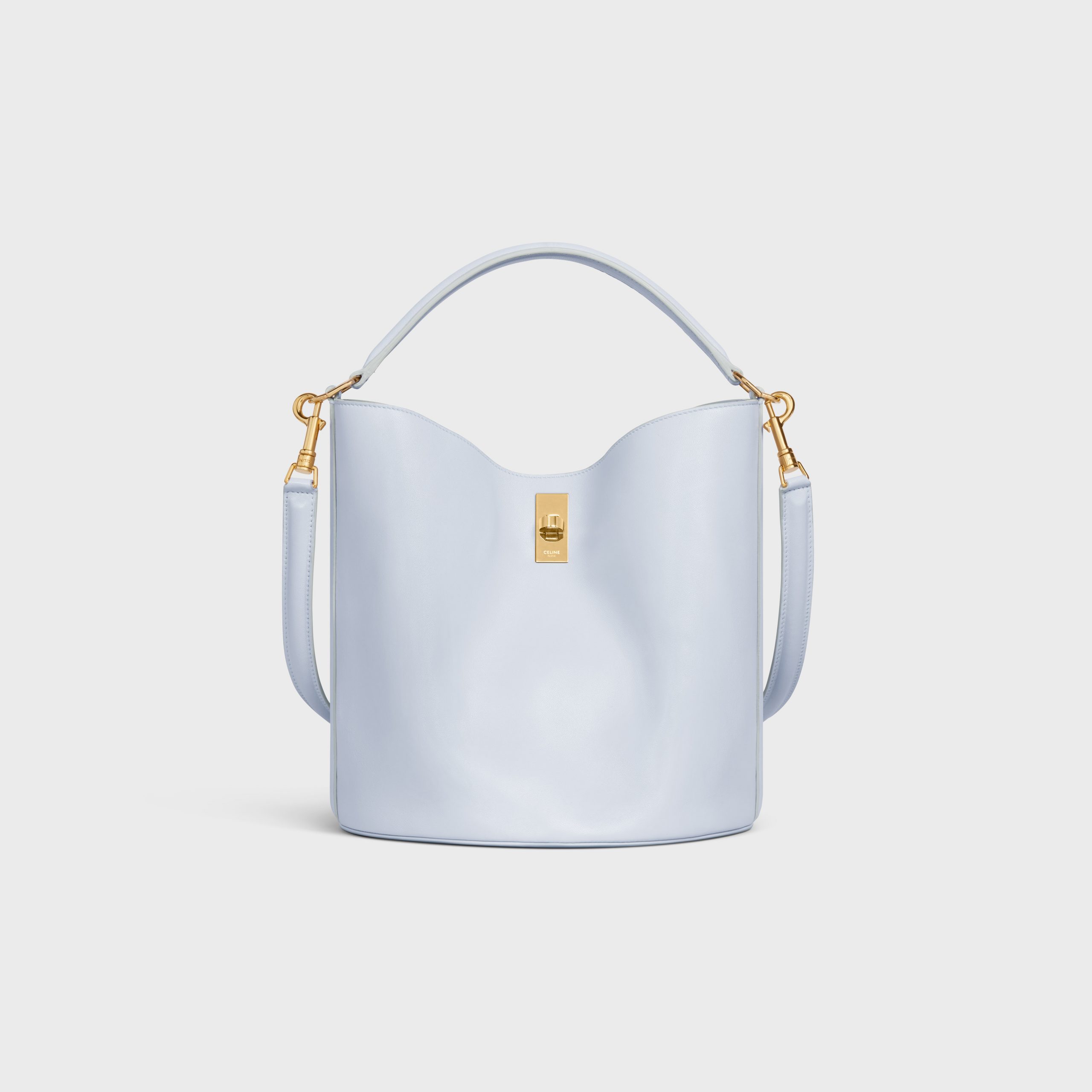Celine Bucket 16 Bag In Smooth Calfskin – Pearl – 195573CR4.07PE