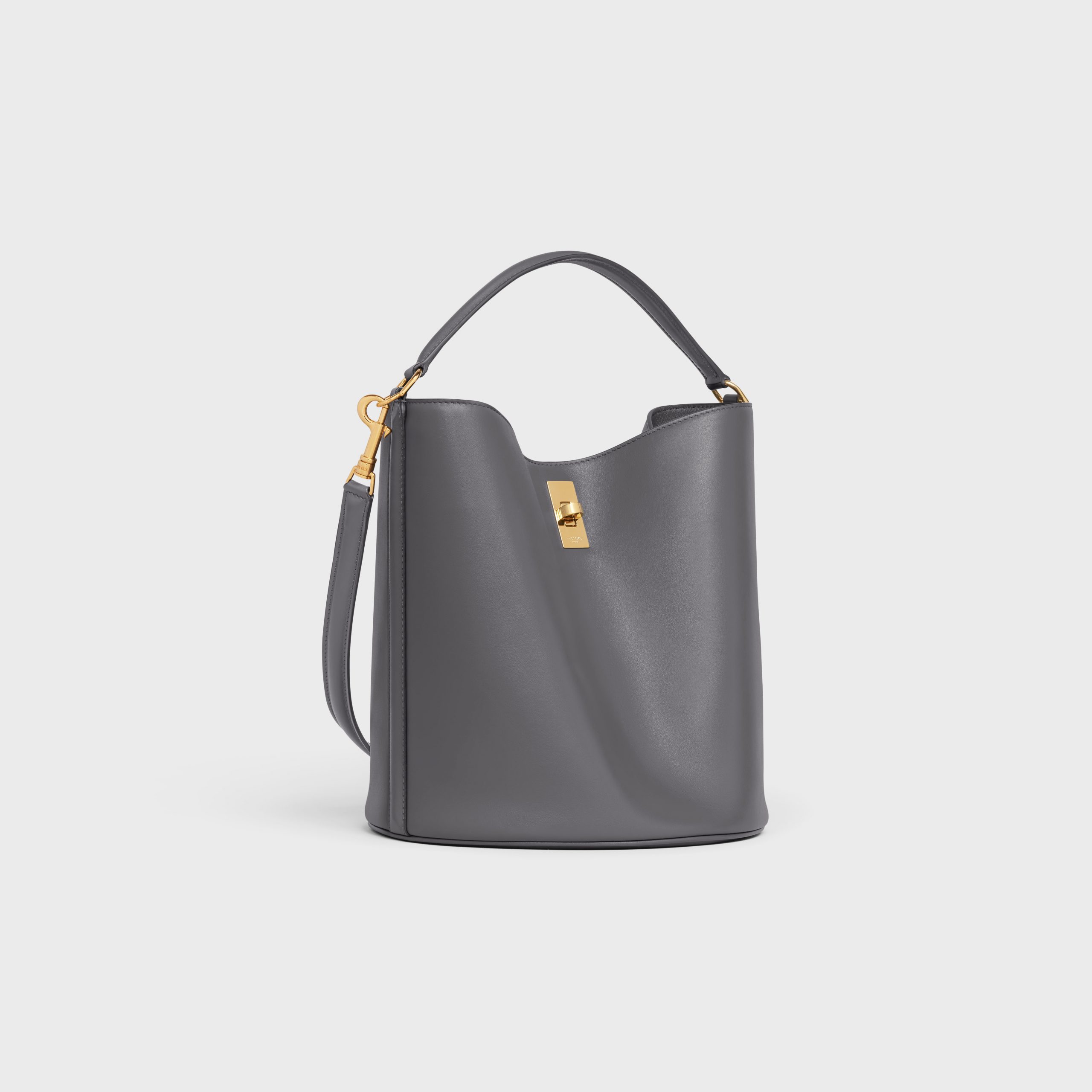 Celine Bucket 16 Bag In Smooth Calfskin – Anthracite – 195573CR4.10AN