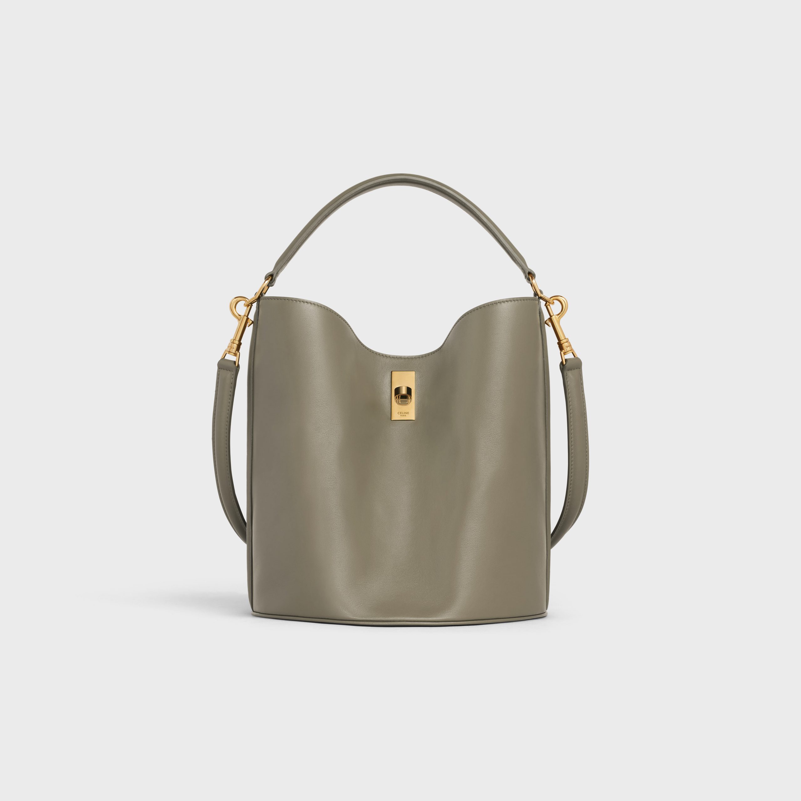 Celine Bucket 16 Bag In Smooth Calfskin – Army Green – 195573CR4.31GR