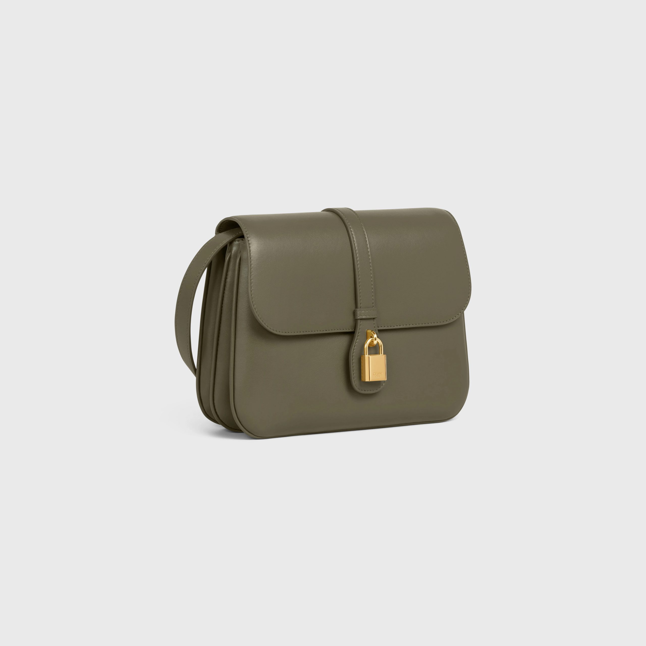 Celine Medium Tabou In Smooth Calfskin – Dark Olive – 196583DK1.31DO