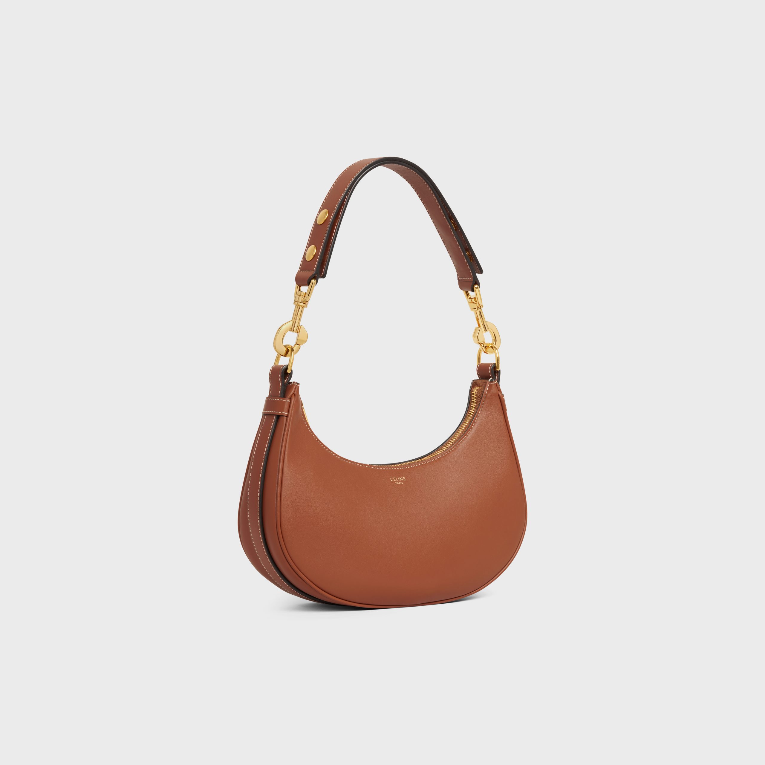 Celine Medium Ava Strap Bag In Smooth Calfskin – Tan – 196923DGQ.04LU