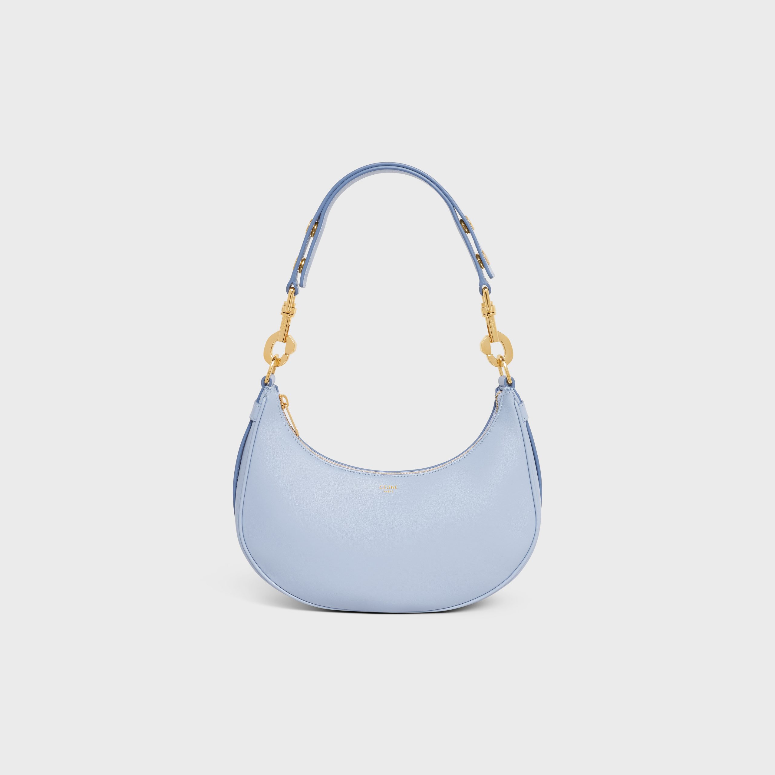 Celine Medium Strap Ava Bag In Smooth Calfskin – Arctic Blue – 196923DGQ.07AU