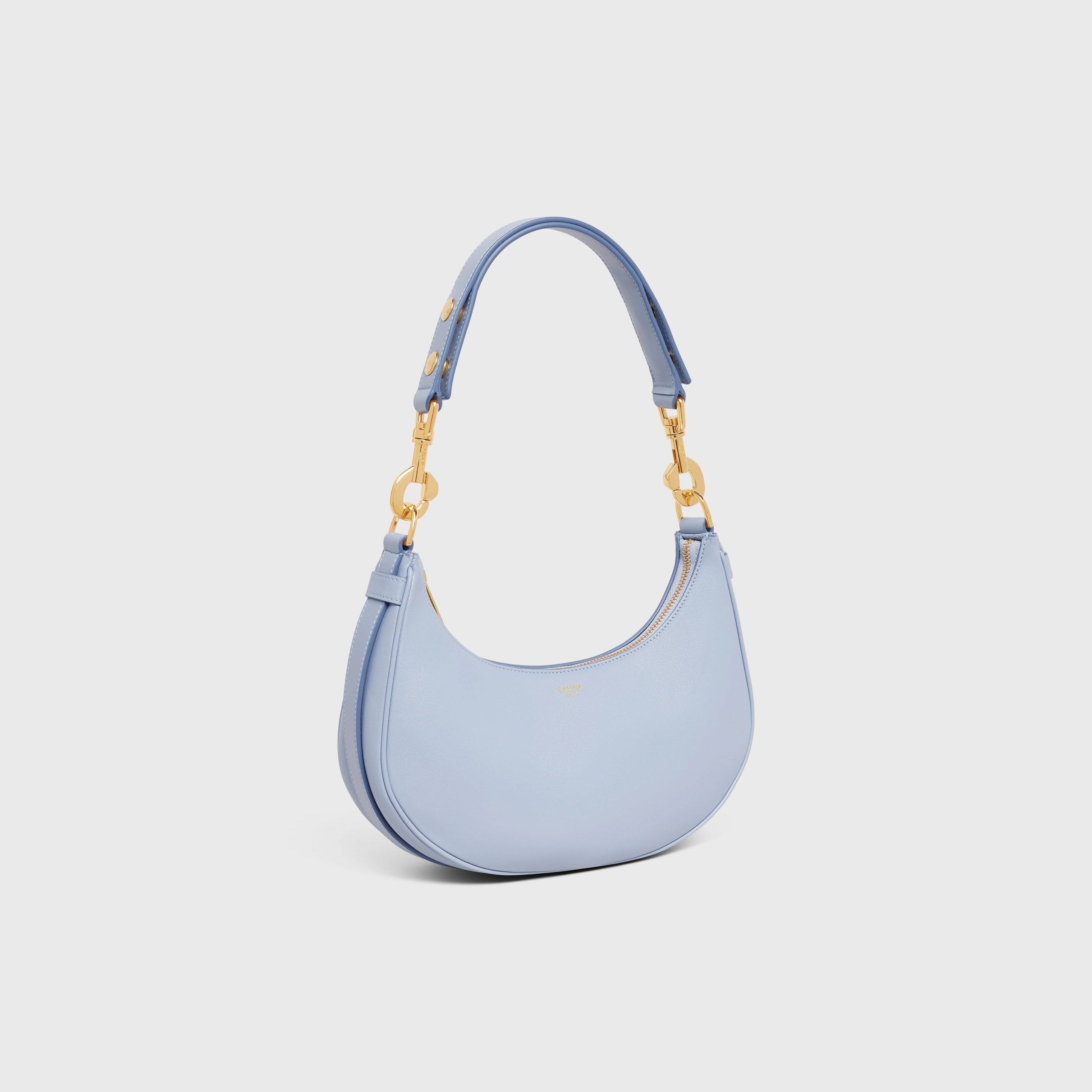 Celine Medium Strap Ava Bag In Smooth Calfskin – Arctic Blue – 196923DGQ.07AU