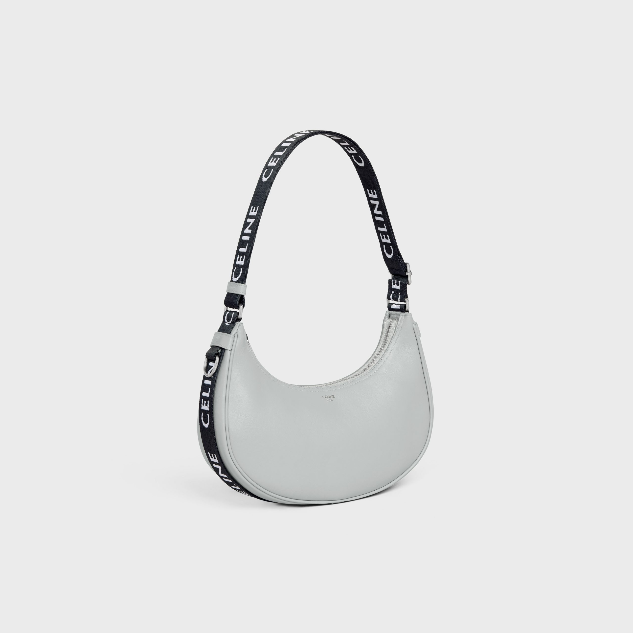 Celine Medium Ava Bag With Celine Strap In Smooth Calfskin – Pale Grey – 196963DGQ.10PG