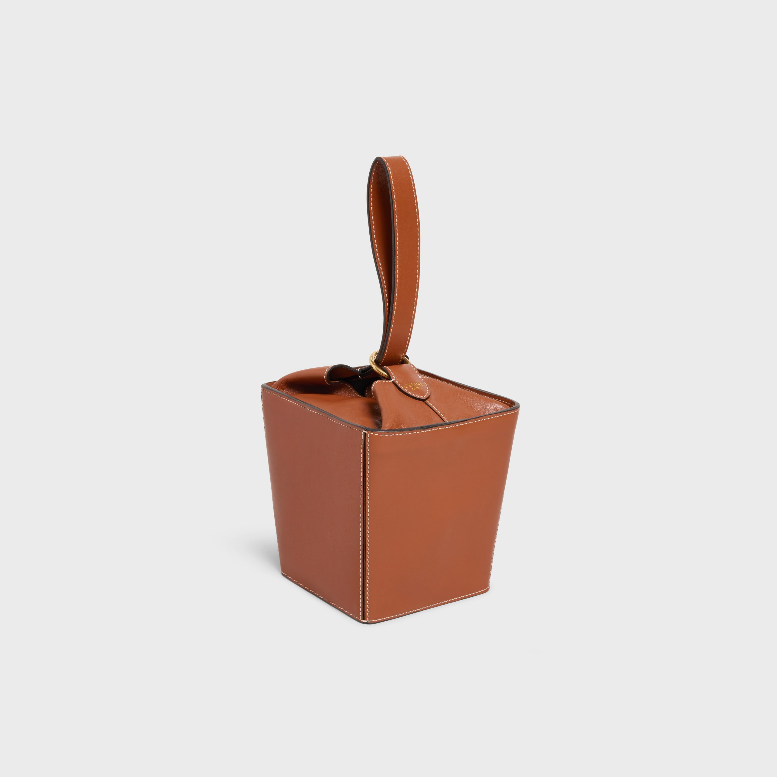 Celine STRAP BOX In Smooth Calfskin – Tan – 197143DPE.04LU