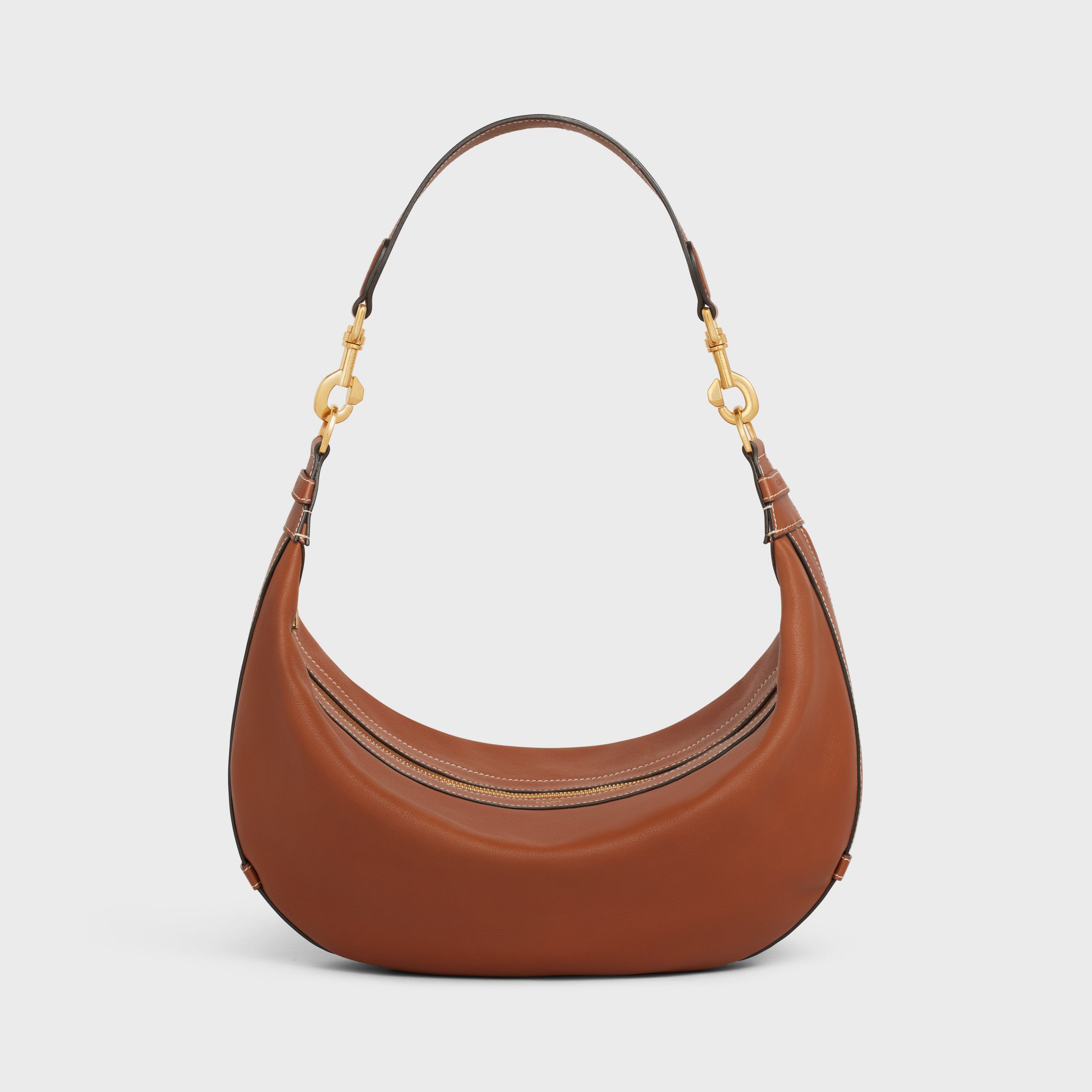 Celine MEDIUM LEANDRE BAG In SUPPLE CALFSKIN – Tan – 197263DV7.04LU