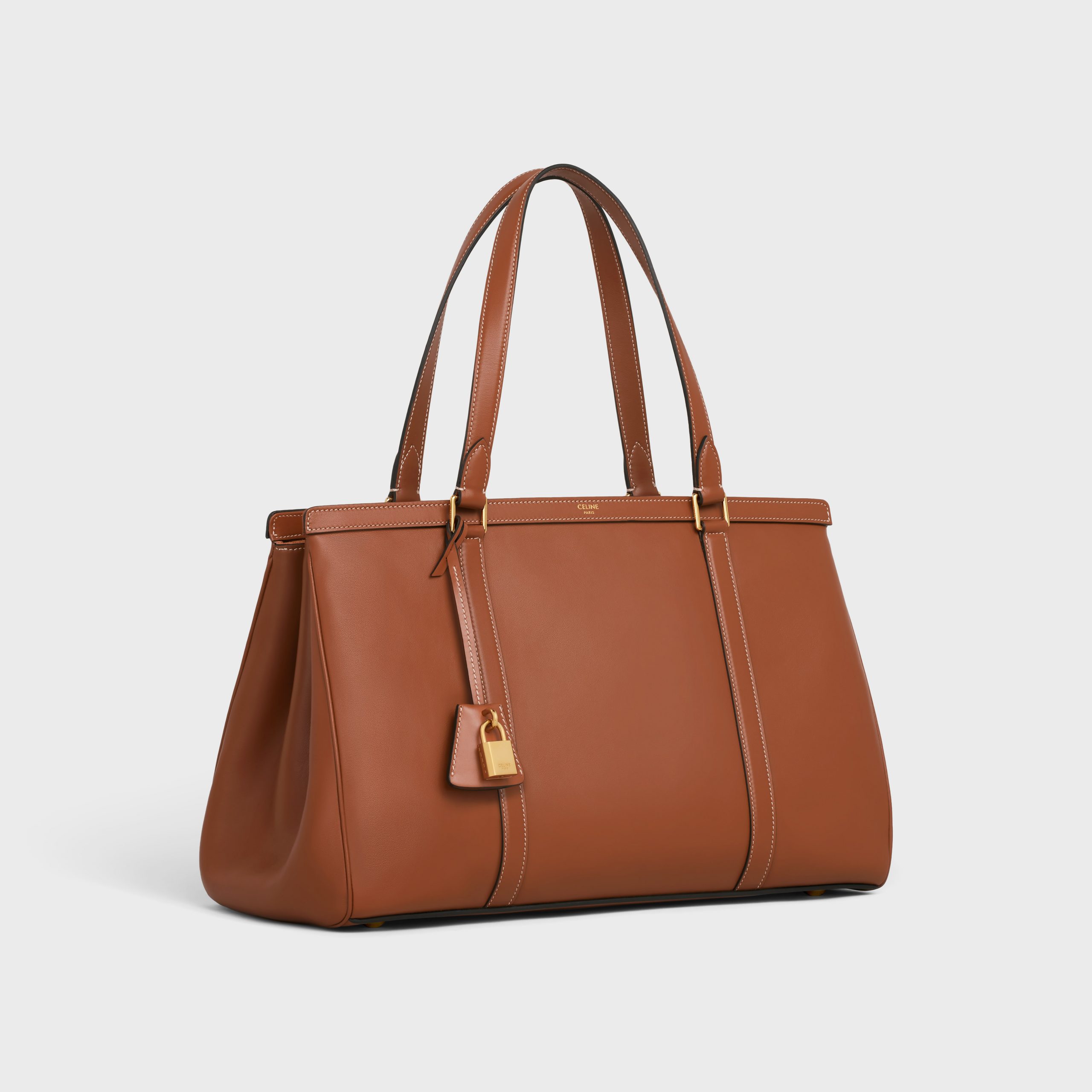 Celine MEDIUM CABAS 16 In Smooth Calfskin – Tan – 197333DUF.04LU