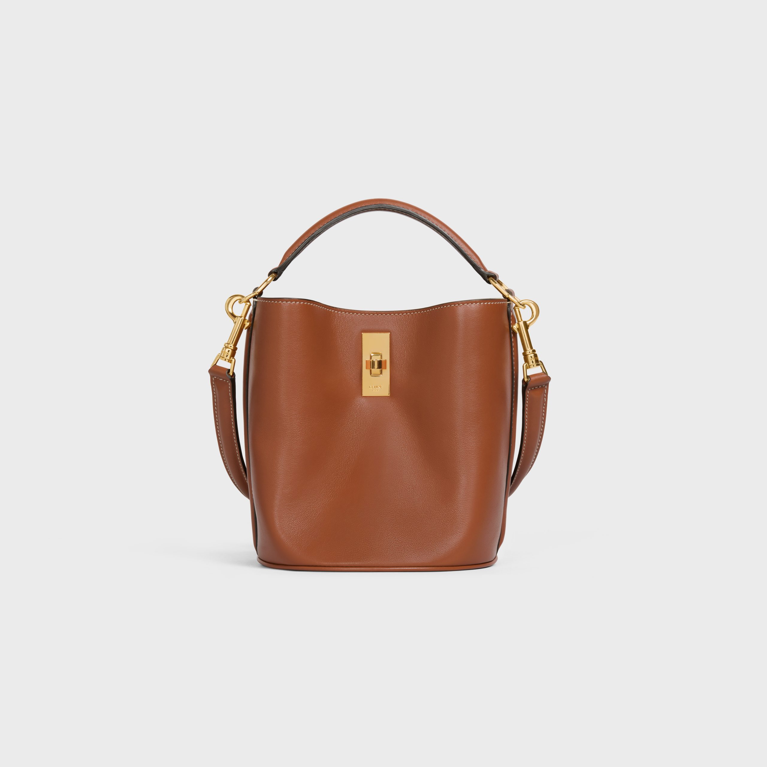 Celine TEEN BUCKET 16 In Smooth Calfskin – Tan – 197573CR4.04LU