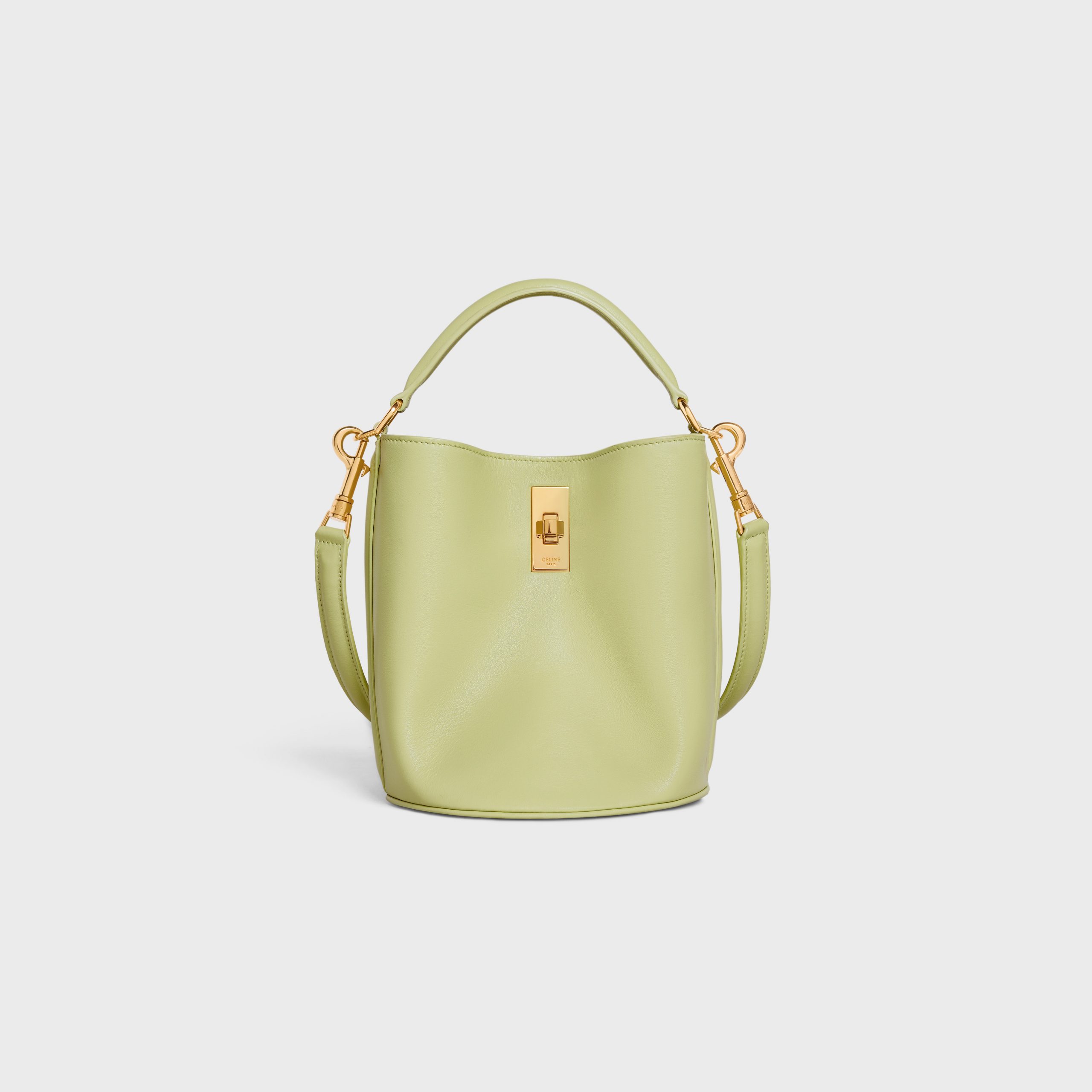 Celine TEEN BUCKET 16 In Smooth Calfskin – Light Jade – 197573CR4.15LJ