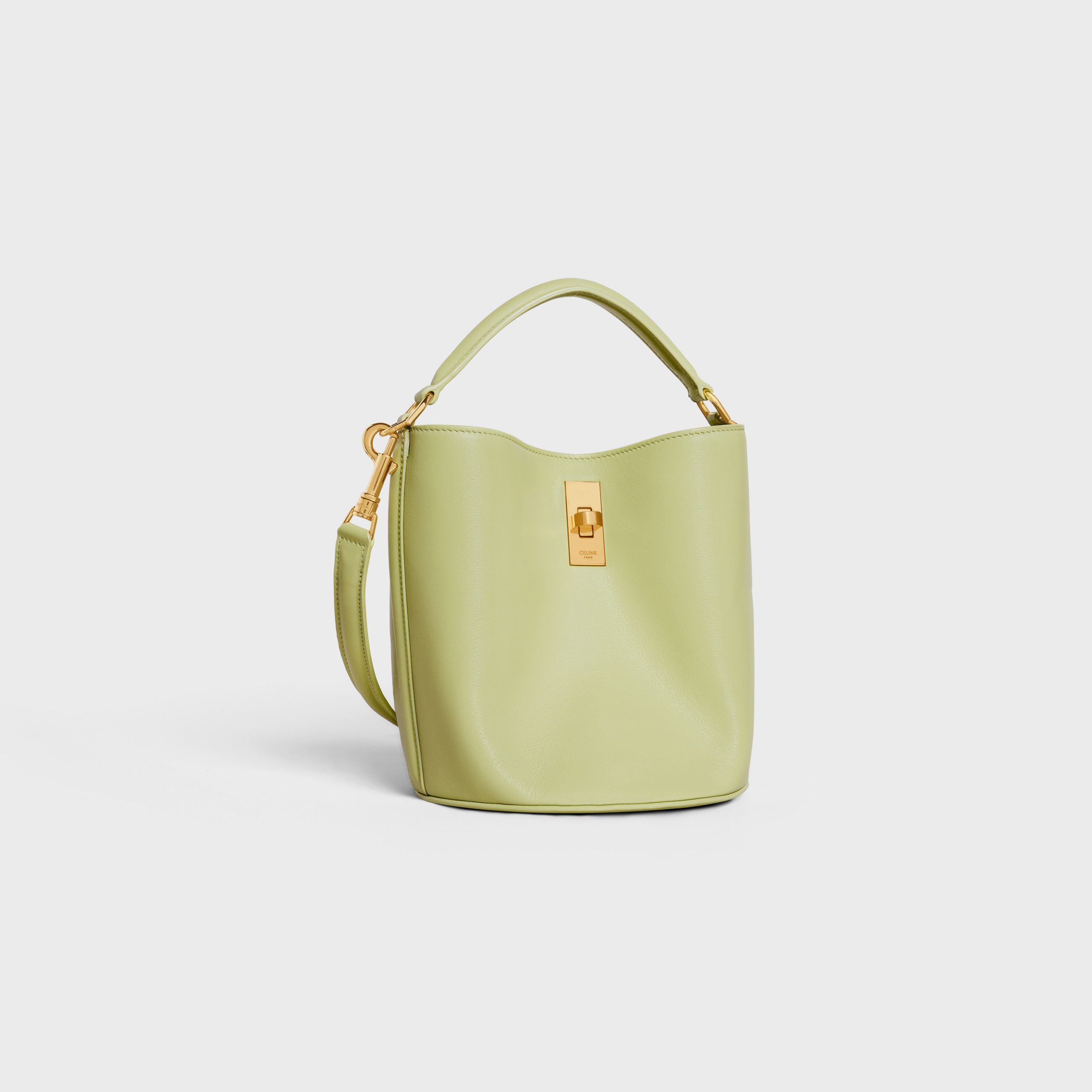 Celine TEEN BUCKET 16 In Smooth Calfskin – Light Jade – 197573CR4.15LJ