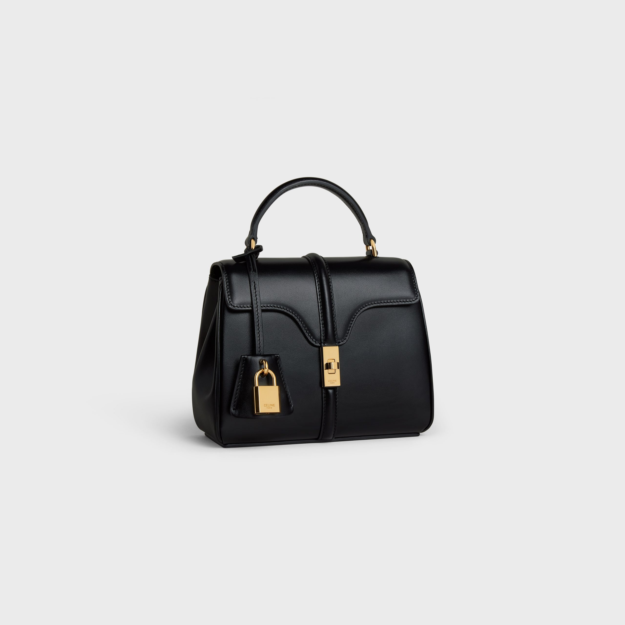 Celine MINI 16 In Satinated Calfskin – Black – 197983BEY.38NO