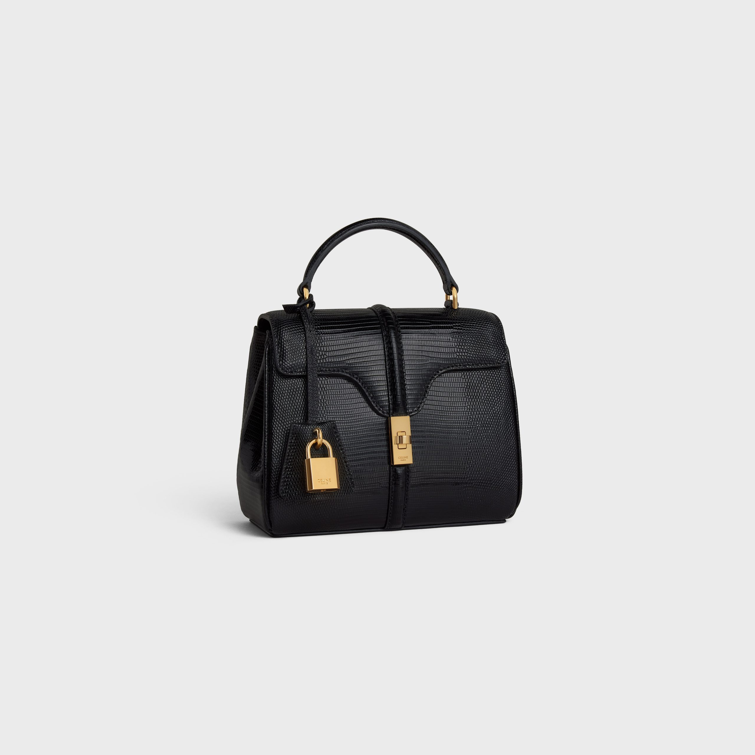 Celine MINI 16 In Lizard – Black – 197984BF2.38NO