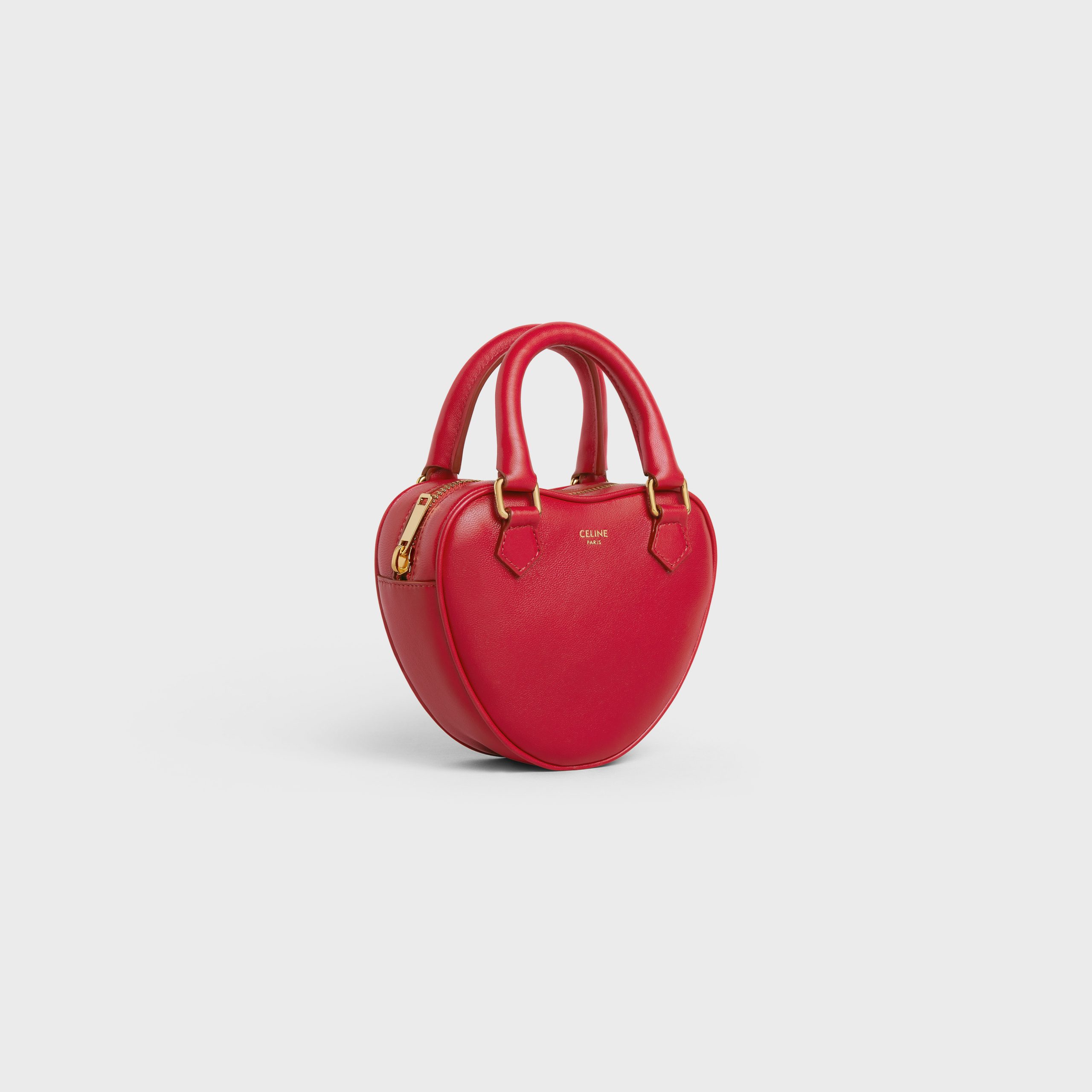 Celine MEDIUM CELINE HEART In Smooth Calfskin – Red – 198223DUA.27ED