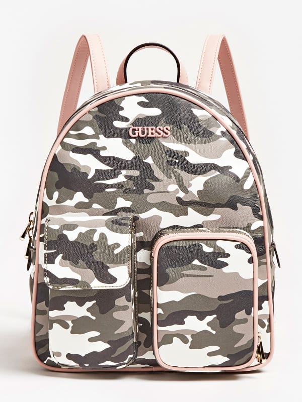 Guess Utility Vibe Camouflage Backpack Blue (HWCM7751330)