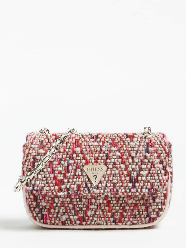 Guess Cessily Bouclé Micro Crossbody Pink (HWFP7679740)