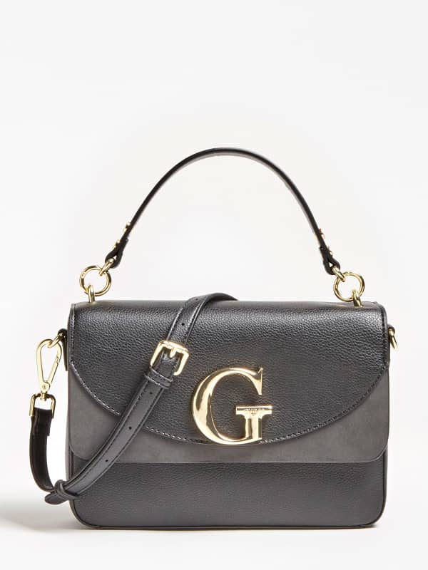 Guess Genevieve Logo Crossbody Black (HWGENVP0221)