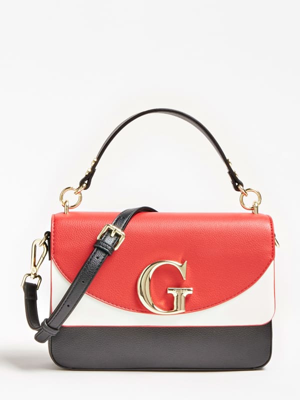 Guess Genevieve Logo Crossbody Red (HWGENVP0221)