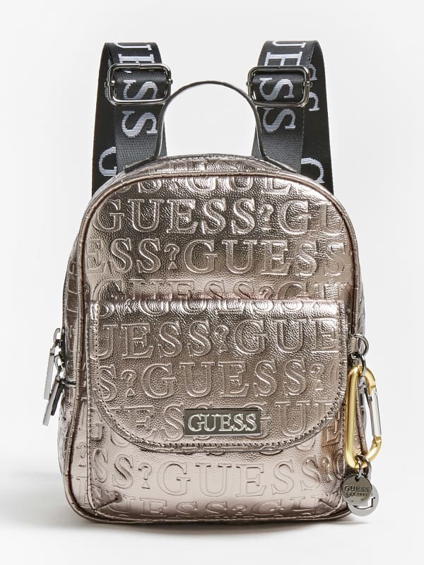 Guess Lane Laminated Logo Backpack Bronze (HWMD7883320)