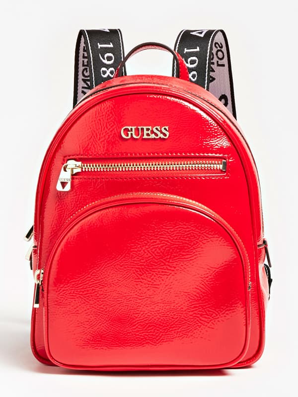 Guess New Vibe Patent Backpack Red (HWPG7750320)