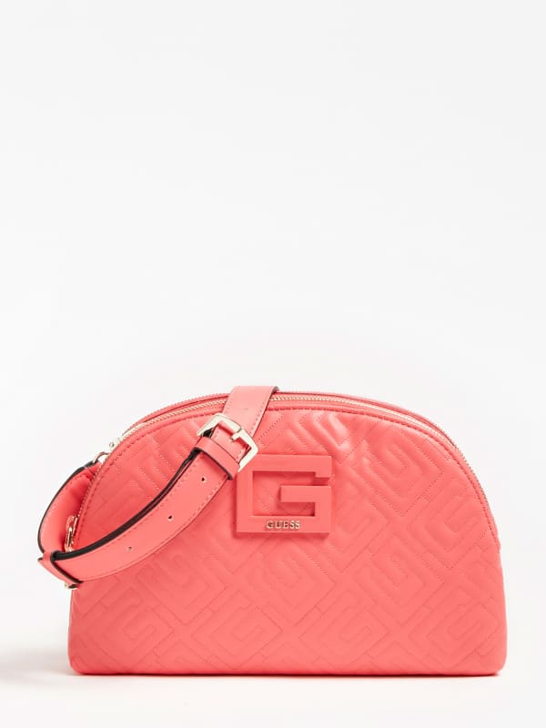 Guess Janay Quilted Crossbody Red (HWQG7738690)