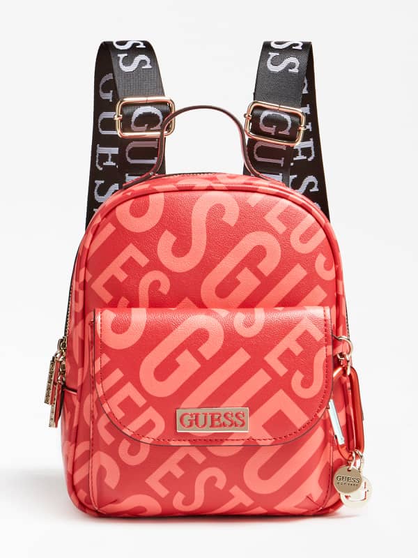 Guess Lane Logo Lettering Backpack Red (HWSE7883320)