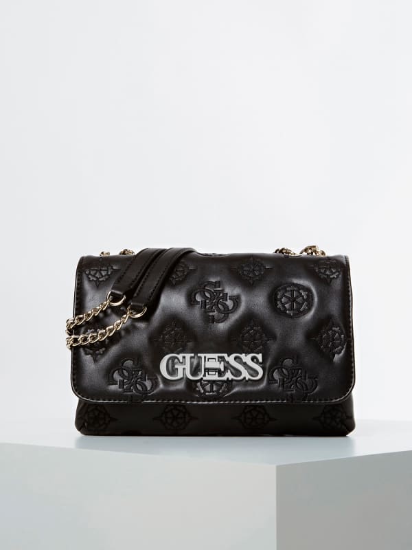 Guess Guess Chic Embroidered Logo Crossbody Black (HWSG7589210)