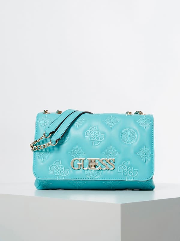 Guess Guess Chic Embroidered Logo Crossbody Turquoise (HWSG7589210)