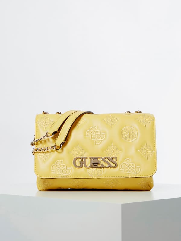 Guess Guess Chic Embroidered Logo Crossbody Yellow (HWSG7589210)