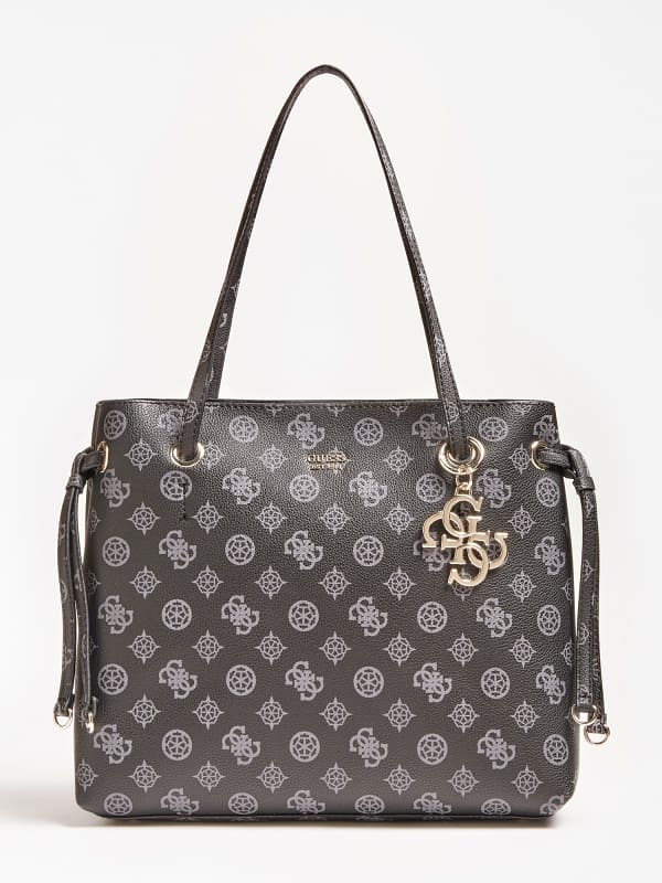 Guess Digital Logo All Over Shopper Black (HWSP6853240)