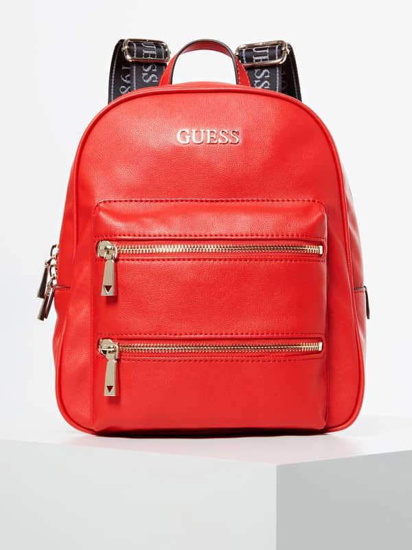 Guess Caley Pocket Front Maxi Backpack Red (HWVG7674330)