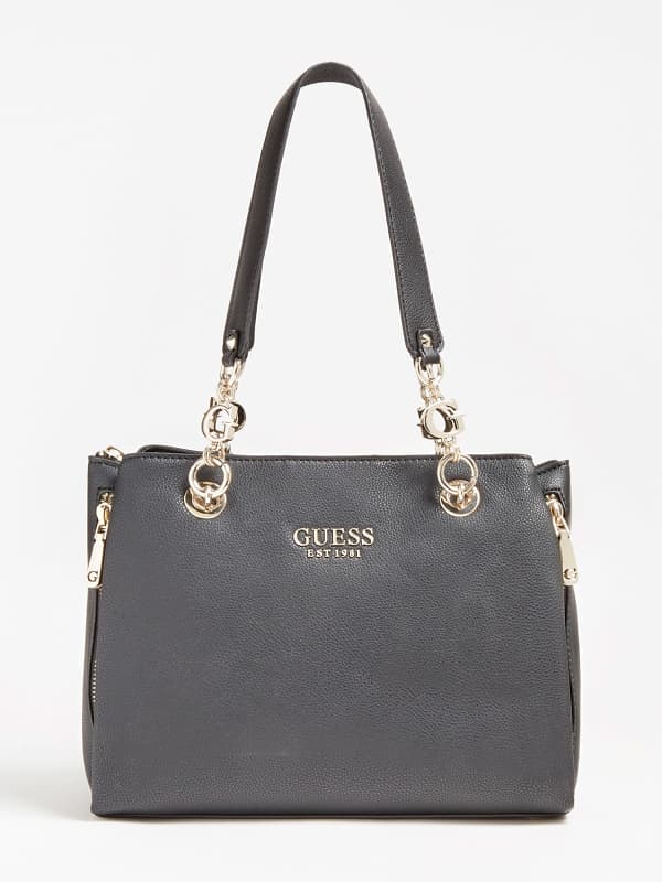 Guess G Chain Zips Shoulder Bag Black (HWVG7739090)