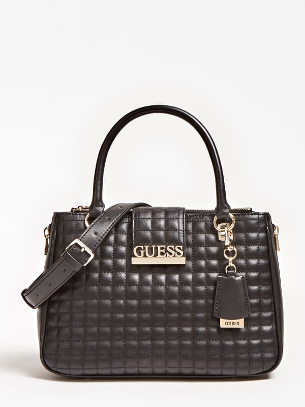 Guess Matrix Quilted Handbag Black (HWVG7740060)