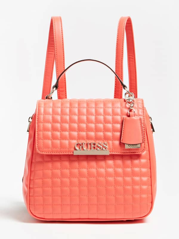Guess Matrix Quilted Backpack Red (HWVG7740320)