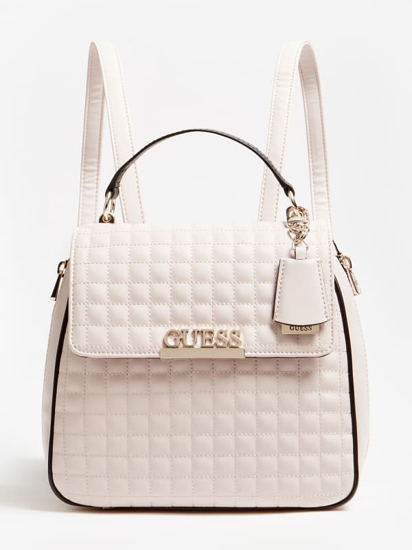 Guess Matrix Quilted Backpack Beige (HWVG7740320)