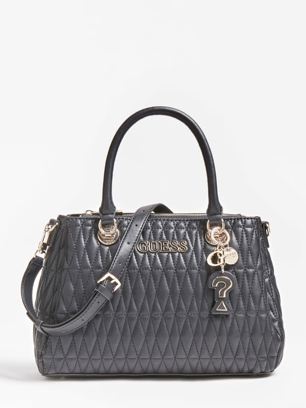 Guess Brinkley Quilted Handbag Black (HWVG7871060)