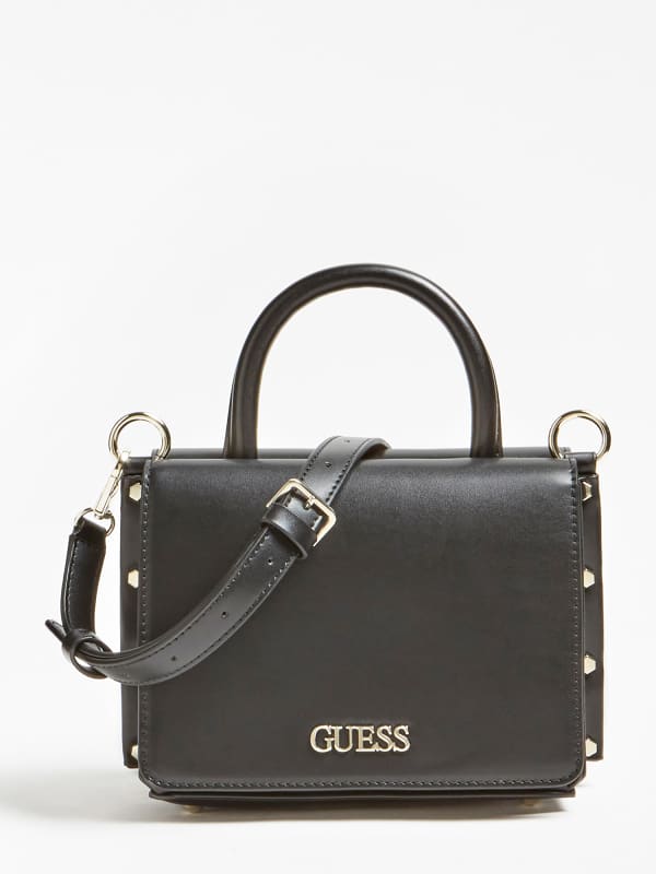 Guess Tia Studded Handbag Black (HWVG7880180)