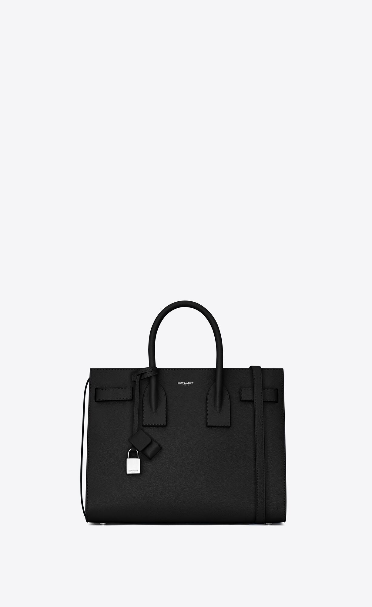 Saint Laurent Classic Sac De Jour Small In Grained Leather – Black – 378299B681N1000