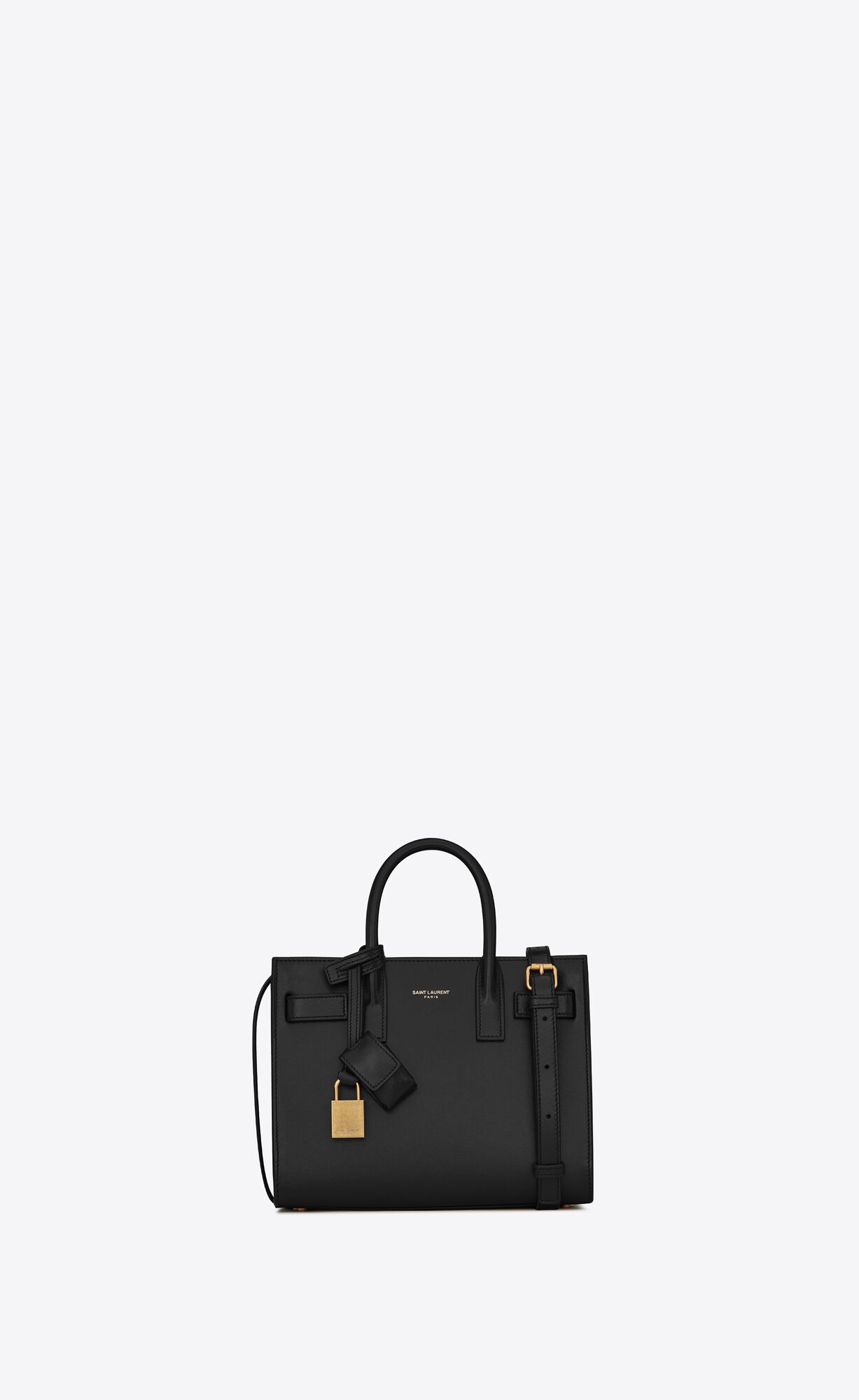 Saint Laurent Classic Sac De Jour Nano In Smooth Leather – Black – 39203502G9W1000