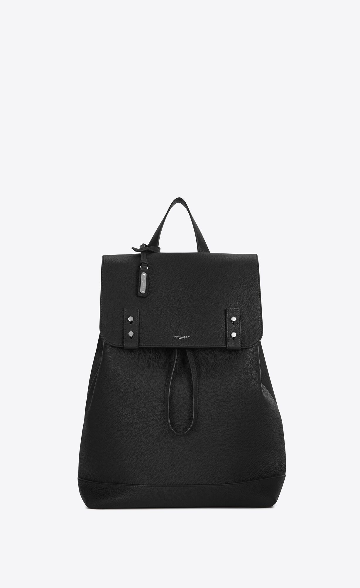 Saint Laurent Sac De Jour Backpack In Grained Leather – Black – 480585DTI0E1000