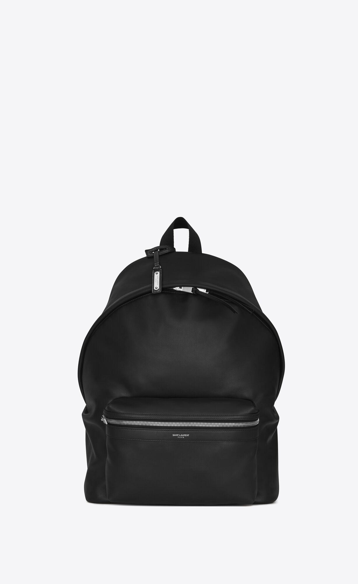 Saint Laurent City Backpack In Matte Leather – Black – 5349670AY3F1000