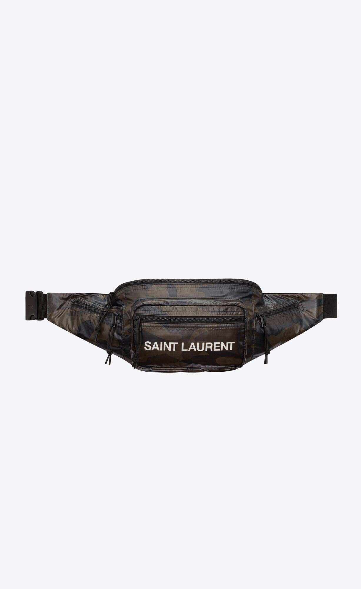 Saint Laurent Nuxx Bodybag In Camo-print Nylon – Camouflage Kaki – 581375FAAEJ3091